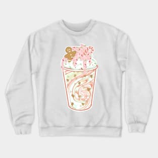 christmas gingerbread peppermint shake Crewneck Sweatshirt